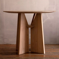 Pieds de table en bois à prix réduit pour tables gigognes – Idéal pour chambre, hôpital, hôtel, extérieur – Design moderne en bois massif, installation facile