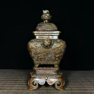 Quemador de Incienso de Latón de Diseño Rústico para Uso Doméstico y Religioso, Creando Aromaterapia con Incienso Indio 100% Natural y Duradero - Product Image 3