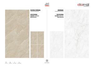 Carreaux en porcelaine de luxe modernes 600x1200mm, finition pierre veinée lisse, antidérapants pour salle de bain intérieure, salon, hôtel, hôpital - Product Image 5