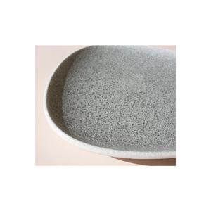 Plato Plano Bonna Luca Vago de 24 cm, Juego de Platos Modernos de Porcelana Azul Grisáceo - Product Image 3