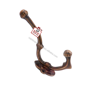 Cast Iron Hat <b>Coat</b> <b>Hook</b> Copper Antique - Product Image 3