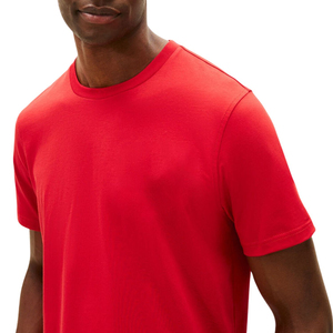 Camisetas Lisas Rojas para Hombre al por Mayor, Premium, de Algodón 100% de Alto Gramaje, Manga Corta, Trackstar, OEM, Marca Privada TSI-G05-P0260 - Product Image 2