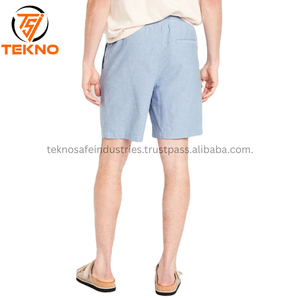 Short de sport en coton 6XL pour hommes et femmes High Street Fitness Gym Workout Motif solide et anti-rides OEM - Product Image 3