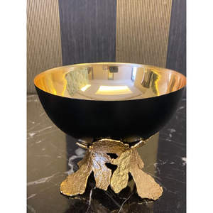 Décoration de l'Aïd el-Fitr, chocolats, bol de service, table, chocolats, dattes, fruits secs, métal, bois, moderne, luxe, passe au lave-vaisselle - Product Image 3