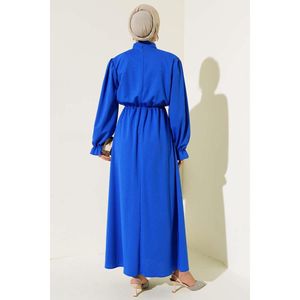 Robe évasée taille élastique Saxe - Product Image 3