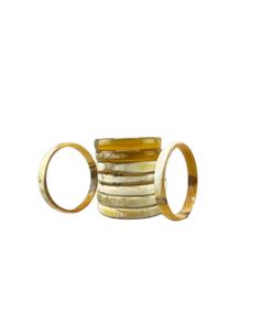 Venta caliente brazalete de cuerno de calidad premium brazalete de cuerno de vaca blanco artículos de regalo de boda para el costo más bajo - Product Image 1