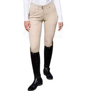 Medias de equitación de cintura alta con bolsillo lateral y estampado de agarre para montar al aire libre Medias de equitación para mujer - Product Image 5