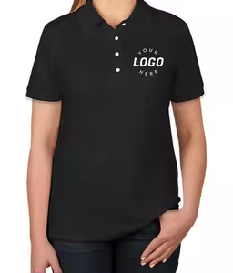 100% coton femmes Golf Polo chemise Sports de plein air séchage rapide respirant avec Logo offre manches courtes course femmes Polo t-shirts - Product Image 3