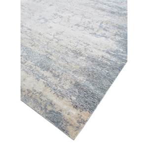 Tapis en laine gris-entropie noir noué à la main, abstrait, pour salon, chambre, tapis rectangulaire en jute de 10 mm pour couloir - Aiwt-3005 - Product Image 2