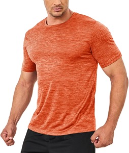 Camiseta de verano para hombre, camisetas de secado rápido, camisetas para correr para hombre, ropa deportiva de entrenamiento elástica para atleta de manga corta, informal para exteriores - Product Image 3