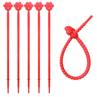 22cm patte de chat Silicone Zip chaîne de cravate Flexible pliable bricolage vêtements accessoires à la main bijoux suspendus corde pour salle de bain nourriture