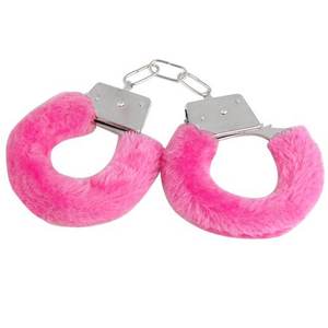 Esposas de Peluche Rosa con Llaves al por Mayor, Divertido Juguete de Disfraces para Fiestas de Cumpleaños, Cosplay y Accesorios para Fiestas Temáticas - Product Image 2