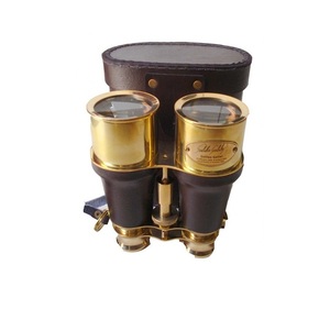 Binocular náutico de latón funcional para aventuras costeras diseñado para mayor claridad, durabilidad y apariencia histórica elegante - Product Image 6
