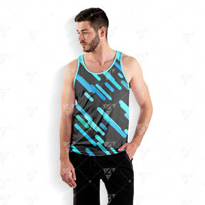 Débardeur de sport pour homme 100% coton Street Wear Été Musculation Sans manches Gym - Product Image 6