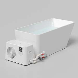 Refroidisseur d'eau commercial pour bain froid, coque acrylique, 1 CV, équipement de pointe pour la thérapie par immersion froide, service local aux États-Unis - Product Image 4