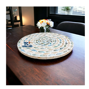 Napperons de qualité supérieure faits à la main Style moderne nacre pour cuisines confortables Événements spéciaux Fait à la main Vietnam pour mariages Banquets - Product Image 5