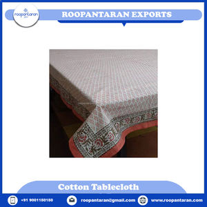 Nappe en voile de coton Khajoor imprimée à la main de haute qualité du fabricant indien décorative et abordable - Product Image 6