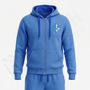 Ensemble de survêtement décontracté unisexe de sport personnalisé de qualité supérieure, 2 pièces, shorts, survêtement de jogging, ensemble de fitness athlétique pour la course à pied - Product Image 1
