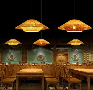 Lámpara de decoración para el hogar de ratán hecha en Vietnam 2024 - Product Image 5