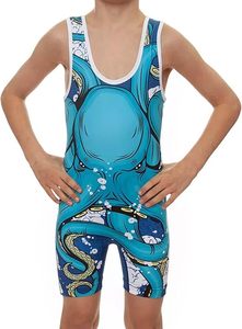 Singlet de Lucha Atlética Personalizado de Alta Calidad, Spandex/Poliéster, Altamente Elástico y Transpirable, Uniforme de Artes Marciales con Logotipo Frontal IRON - Product Image 4