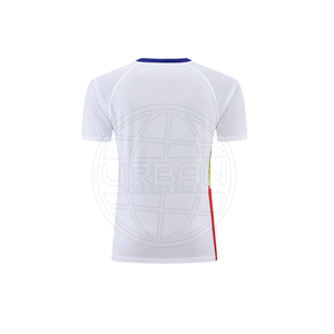 Uniformes de tennis personnalisables imprimés en polyester 100% écologique, respirants, à séchage rapide, à manches courtes, avec logo couleur personnalisé pour l'équipe - Product Image 4