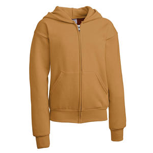 Sweat à capuche zippé personnalisé 100% coton molletonné, couleurs d'impression personnalisées, unisexe, durable, écologique, respirant, séchage rapide, automne - Product Image 2