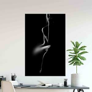 Impression sur toile Femme Élégante et Sensuelle - Art Mural Moderne, TOILE ENROBÉE - Product Image 1