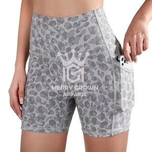 กางเกงขาสั้นแฟชั่นสำหรับผู้หญิงกางเกงขาสั้นสำหรับเล่นโยคะฟิตเนสแนวสตรีทกางเกงขาสั้นสำหรับผู้หญิงปรับโลโก้ได้ตามต้องการ - Product Image 2