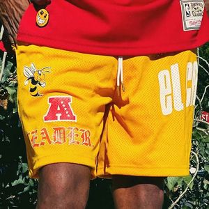 Hot Sale 100% Polyester Casual Men's Mesh Single And Double <b>Layer</b> Shorts Breathable Quick Dry Loose Fit Summer Wear All Colors - Product Image 1