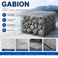 Malla Hexagonal para Gaviones, Suministro de Fábrica, para Aplicaciones de Paisajismo e Ingeniería Civil