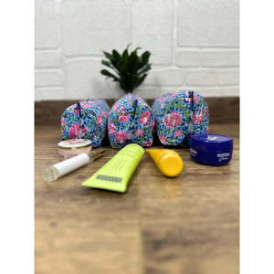 Quilted Bohemian <b>for</b> Toiletry & <b>Makeup</b> Bag with Block Print Tassel Pattern and Drawstring Closure <b>for</b> Organizing <b>Makeup</b> <b>Storage</b> - Product Image 2