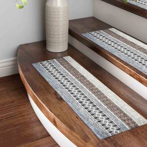 Soft Tones Printed Rug: Modern, Machine Washable, Luxury Design,Step Rug - Product Image 3