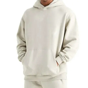 Men Pullover Tracksuit Set Two Piece Sportswear Outfit with Hoodie and Jogger Pants for Fitness Training and Casual Streetwear - Product Image 4