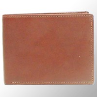 Cartera de Cuero Genuino para Tarjetas de Crédito, Marrón/Negro, Cuero de Grano Completo, Logotipo Personalizado en Relieve, Ranura para Billetes, Cartera de Cuero para Hombre