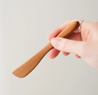 Set Pisau Keju Kayu Ramah Lingkungan Berkualitas Premium dengan Desain Modern, Finishing Cermin, Laci Geser Magnetik, Peralatan Makan Buatan Tangan