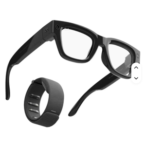 Occhiali Smart AI di Ultima Generazione con Display HUD Integrato, Realtà Aumentata AR, Tecnologia Indossabile, Montatura Nera, Garanzia di 3 Anni - Product Image 1