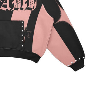 Sweat à capuche zippé vintage délavé et vieilli personnalisé 2026 pour homme – Sweat à capuche oversize délavé à l'acide avec logo personnalisé pour homme - Product Image 6