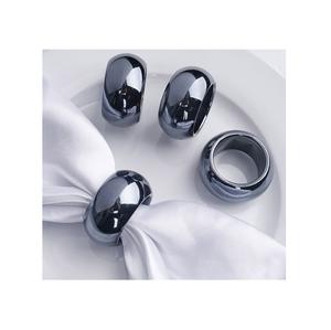 Elegantes anillos de servilleta de metal hechos a mano para experiencias gastronómicas de primera clase, hoteles, eventos y hogares modernos. - Product Image 2