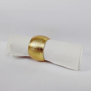 Durable Napkin Ring With Gold Plated For Home <b>Table</b> Accessories Custom Size Metal Napkin Ring Holder With <b>Matte</b> For Hotel - Product Image 5