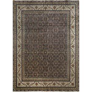 Alfombras de Lana Anudadas a Mano Gulnar, Diseño Floral Rojo y Naranja para el Hogar, para Sala de Estar y Decoración de Pasillos, Alfombra Rectangular-Skwl-30 - Product Image 1