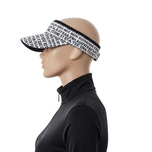 หมวกไนลอนพิมพ์ลายซิลค์สกรีนสำหรับผู้หญิงน้ำหนักเบาระบายอากาศป้องกันแสงแดดปรับได้ใส่ได้พอดีกับกีฬาลำลอง - Product Image 3