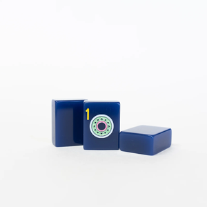 Carreaux de Mahjong vierges américains malaisiens japonais Cheeky Line faits à la main en acrylique américain Mah Jong Mahjongg Sets - Product Image 3