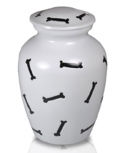 Nacre adulte de qualité supérieure semble belle urnes de crémation en laiton grand souvenir pour les cendres - Product Image 4