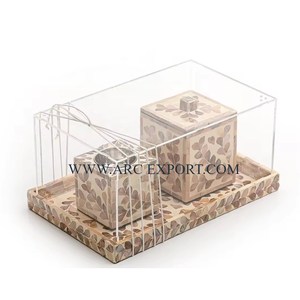 Quemador de fragancia Ramadán de último diseño hecho de incienso de nácar y quemador Bakhoor caja dulce y bandeja a precio asequible - Product Image 5