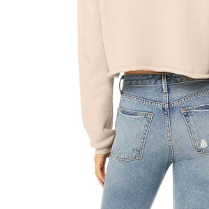 Nouveau design personnalisé de haute qualité femmes Crop Top Hoodies prix de gros femmes Crop Top Hoodies pas cher prix avec la coutume - Product Image 6