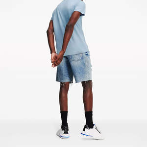 Streetwear New Design Top Quality <b>Men</b> Denim <b>Shorts</b> Solid Plain Color Wholesale Price <b>Men</b> Fitness Jeans <b>Shorts</b> for Online Sale - Product Image 4