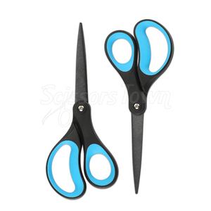 Ciseaux de ménage durables en acier inoxydable avec logo personnalisé pour l'école à domicile et un usage quotidien - Product Image 1