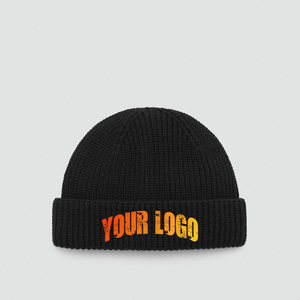 Gorro de acrílico unisex al por mayor con tejido Jacquard personalizado y bordado 3D, ropa de calle cálida de invierno, gorro para uso en la playa - Product Image 1