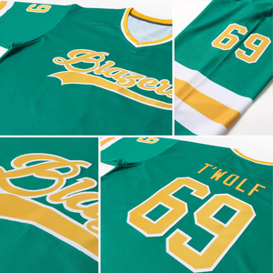 Venta al por mayor de 100% poliéster de malla personalizada Jersey de hockey sobre hielo mejor estilo ropa deportiva de moda personalizada OEM transpirable precio barato - Product Image 6