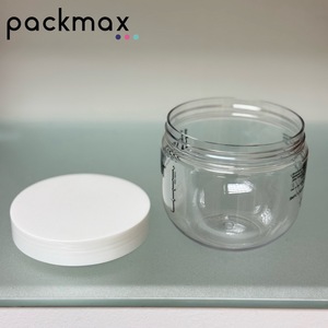 Pot rond en plastique PET écologique de 300ml pour les soins du corps et des cheveux pour l'emballage de revitalisant au beurre de gommage - Product Image 3